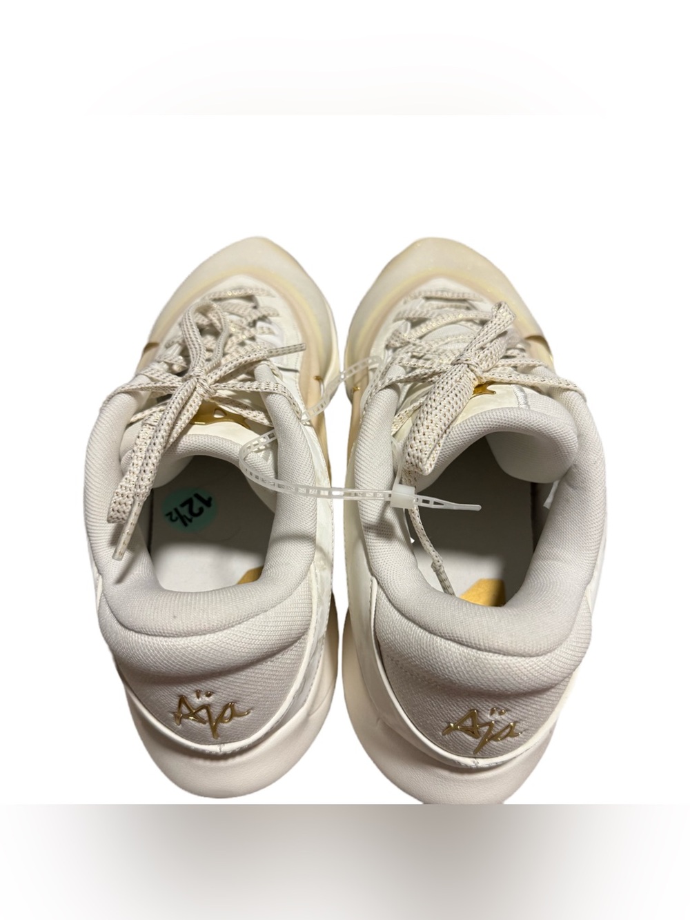Nike A’One Sail Metallic Gold Women’s 12.5 Men’s 11 Basketball FZ8605-102 NEW - Picture 6 of 7
